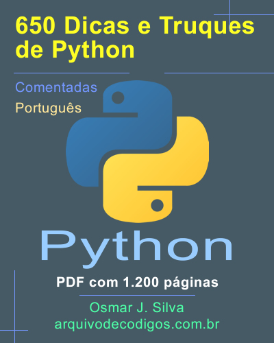 E-Book 650 Dicas e Truques de Programao em Python - Arquivo de Códigos